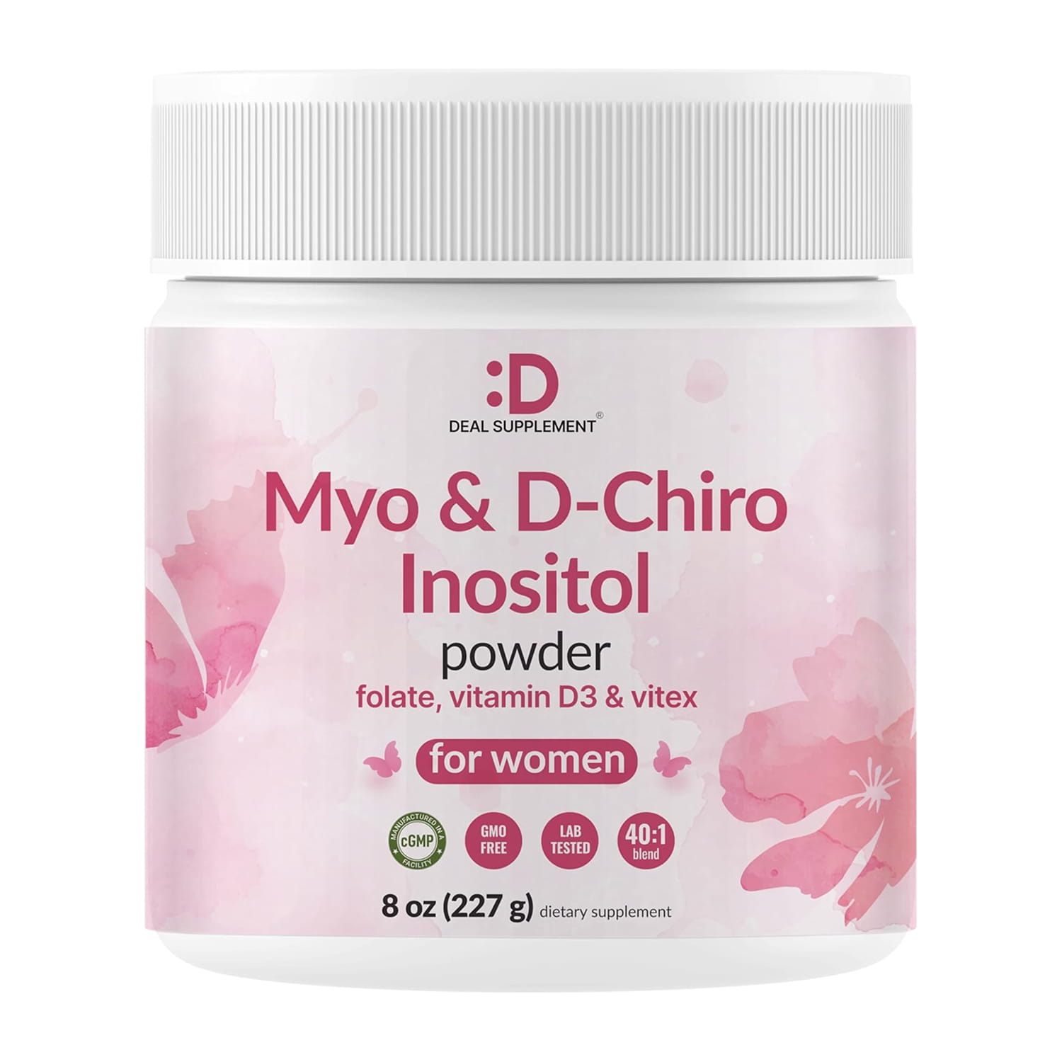 Deal Supplement Myo Inositol and D-Chiro Inositol Powder 8oz
