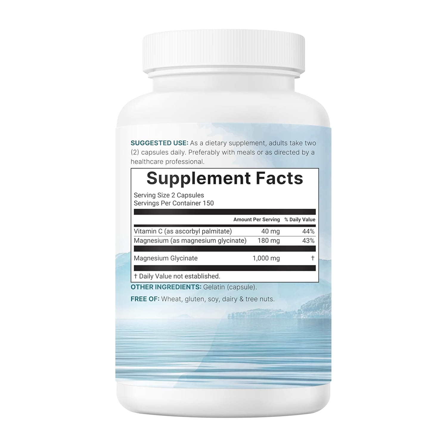 Alternative view of Magnesium Glycinate Capsules