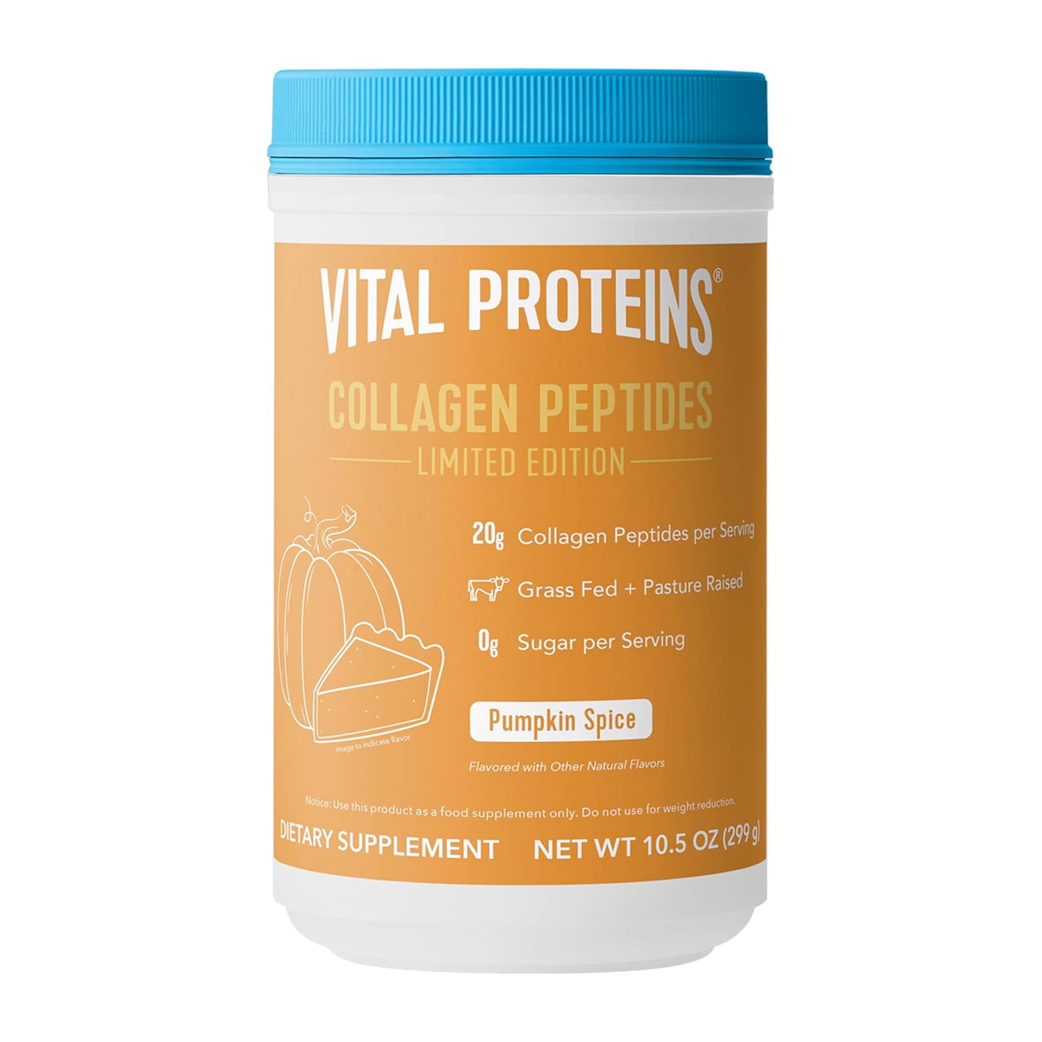 Vital Proteins Pumpkin Spice Collagen Peptides 10.5 oz Powder